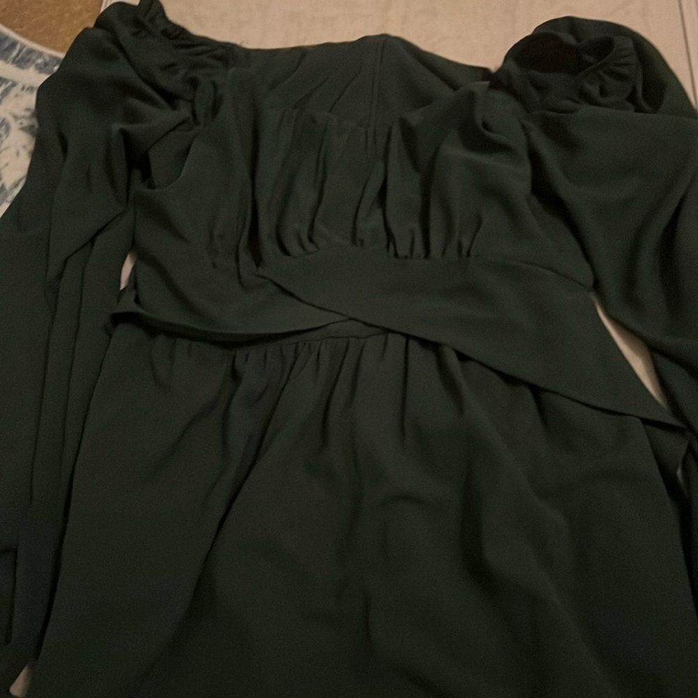 Amazon modest green dress size S